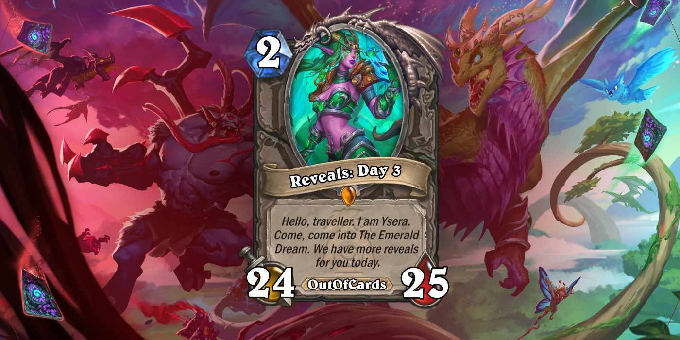 All Into the Emerald Dream Card Reveals for February 24 - Day 3 [Finished]