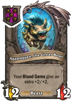 Agamaggan, the Great Boar Card Image