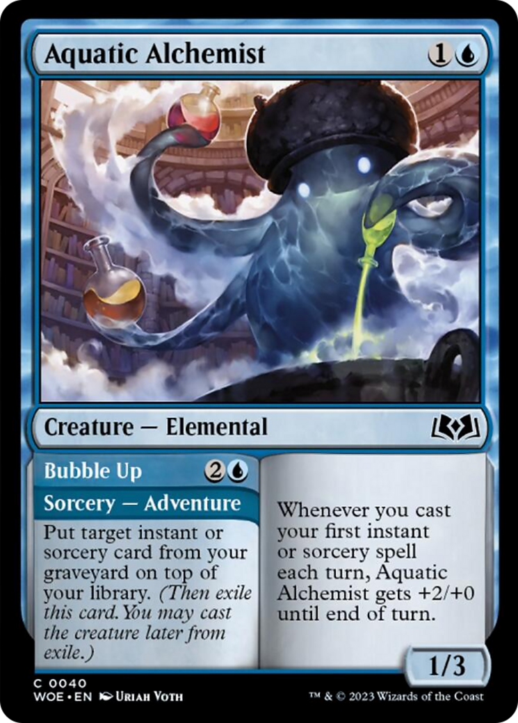 Aquatic Alchemist // Bubble Up Card Image