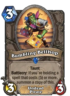 Bumbling Bellhop Card Image