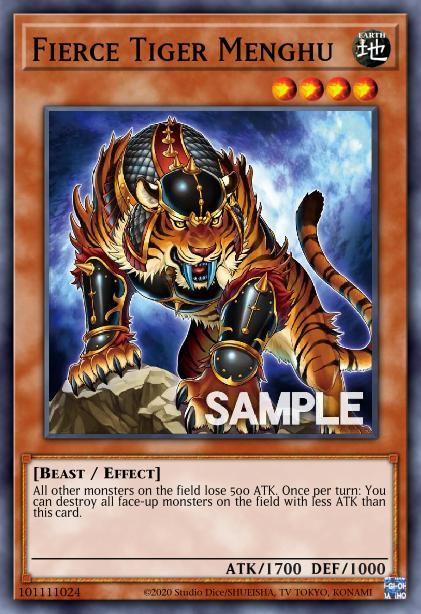 Fierce Tiger Menghu Card Image