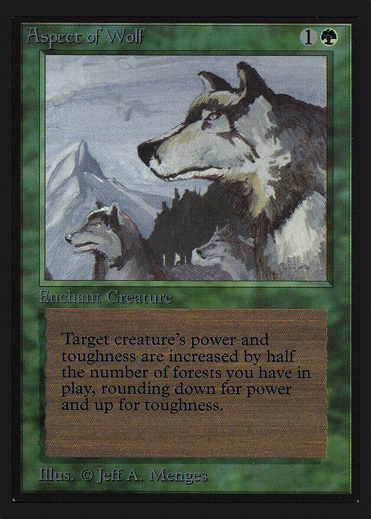 Aspect of Wolf Card Image