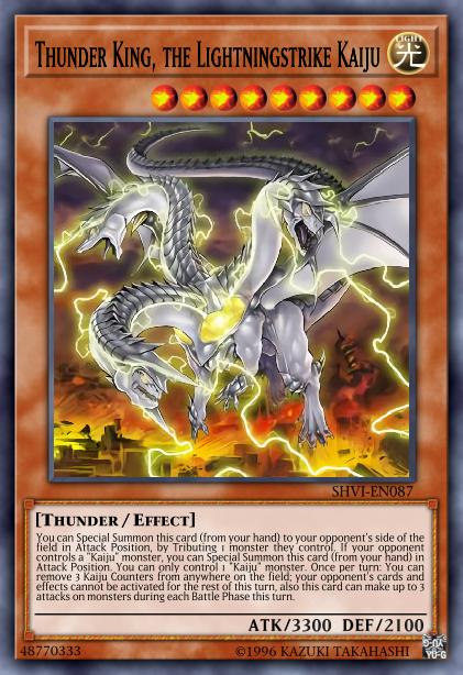 Thunder King, the Lightningstrike Kaiju Card Image