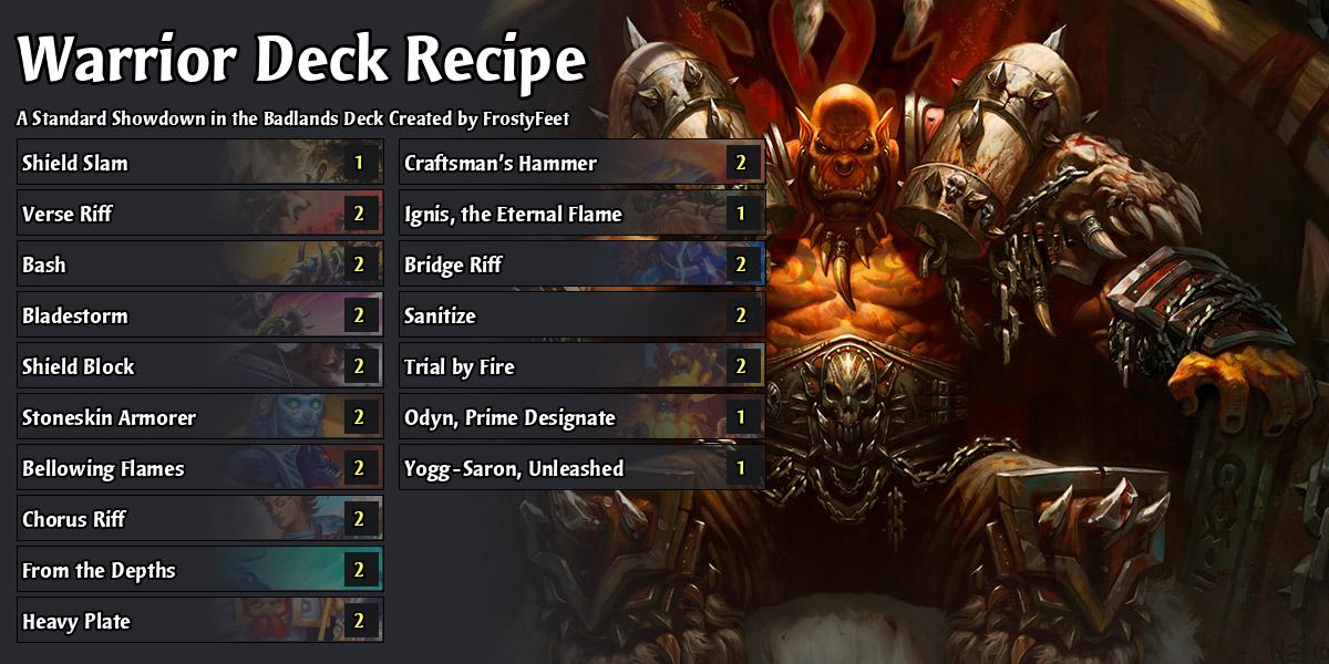 Odyn's Aegis - Free New Player Deck (Showdown in the Badlands ...