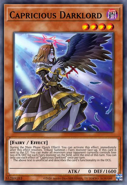 Capricious Darklord Card Image