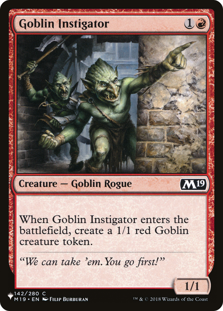 Goblin Instigator Card Image