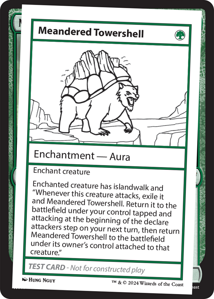 Meandered Towershell Card Image