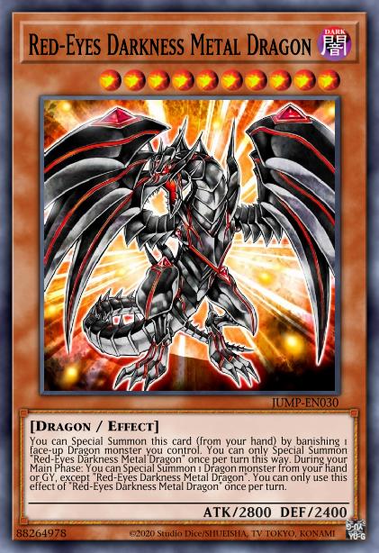 Red-Eyes Darkness Metal Dragon Card Image