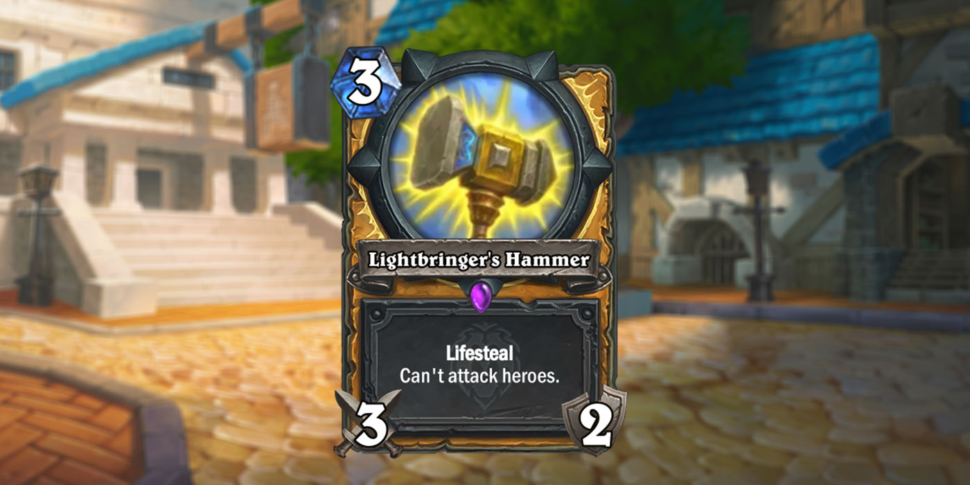 New Paladin Card Revealed for United in Stormwind by Gfinity - Lightbringer's Hammer!