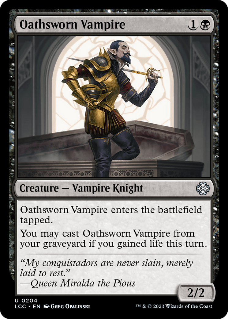 Oathsworn Vampire Card Image