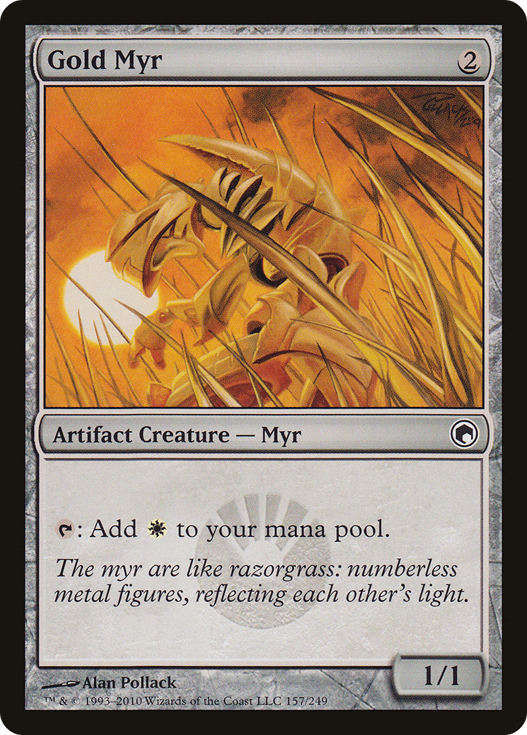 Gold Myr Card Image