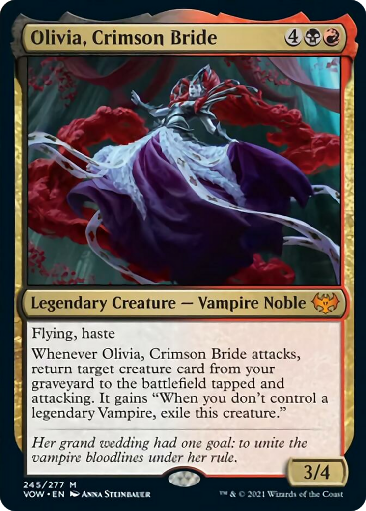Olivia, Crimson Bride Card Image