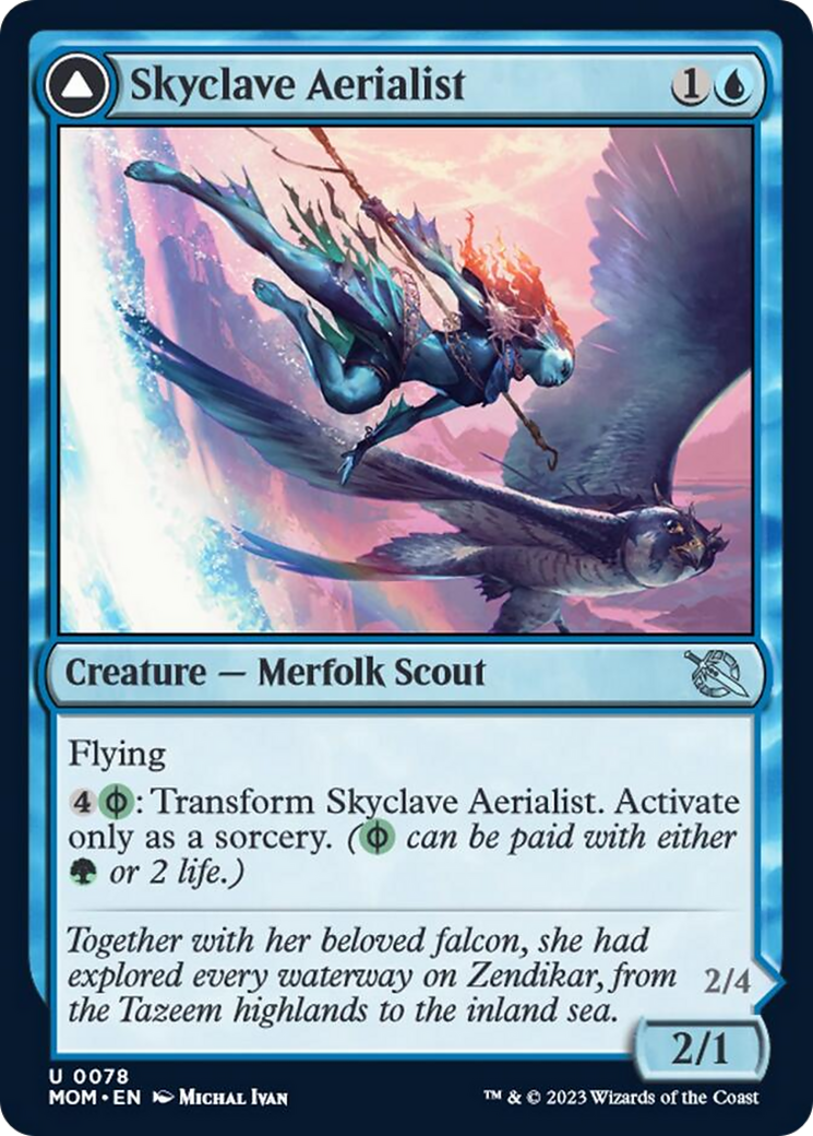 Skyclave Aerialist // Skyclave Invader Card Image