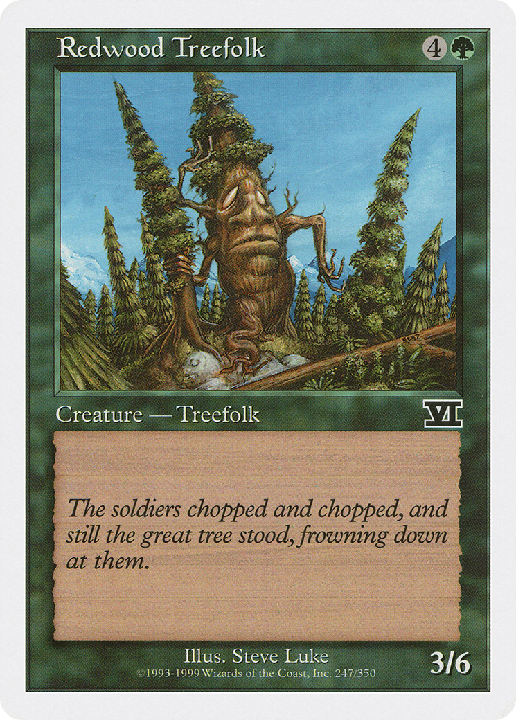 Redwood Treefolk Card Image