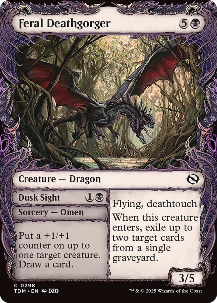 Feral Deathgorger // Dusk Sight Card Image