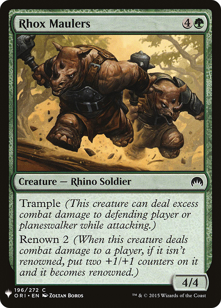 Rhox Maulers Card Image