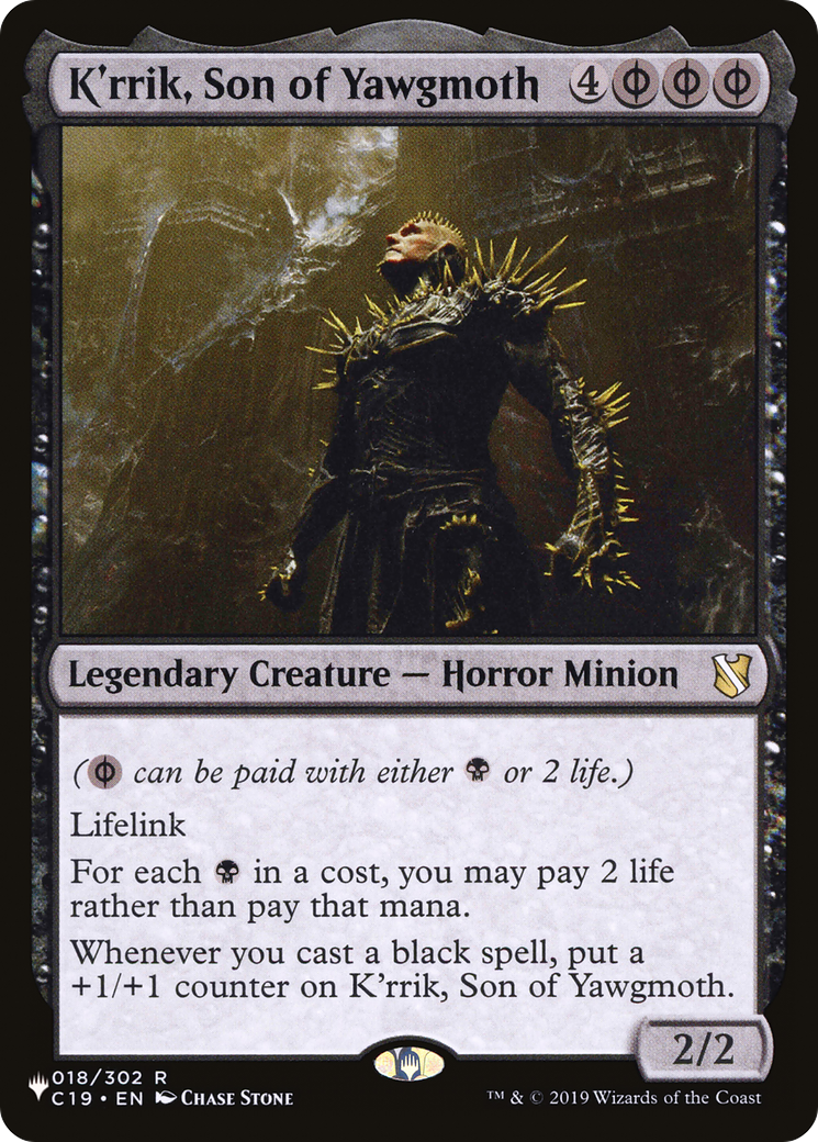 K'rrik, Son of Yawgmoth Card Image