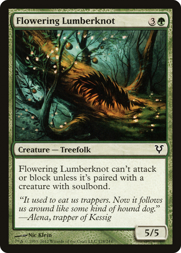 Flowering Lumberknot Card Image