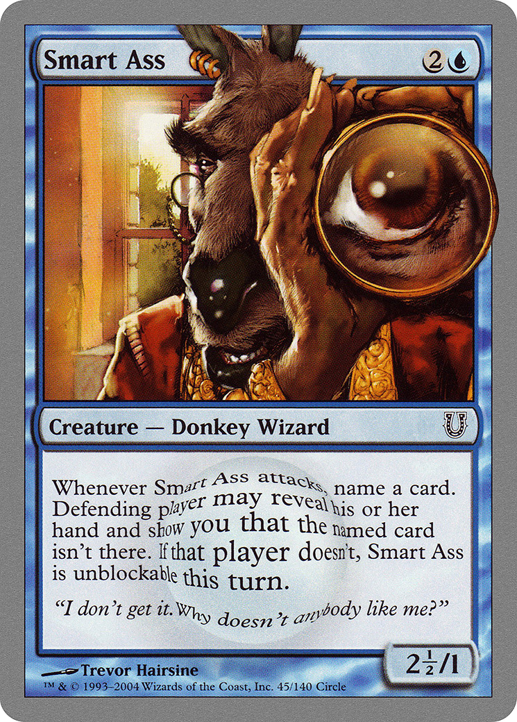 Smart Ass Card Image