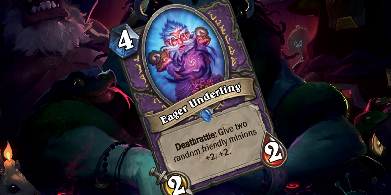 New Rare Warlock Card - Eager Underling