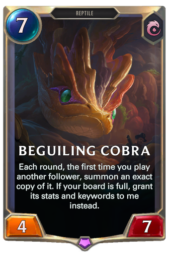 Beguiling Cobra Card Image