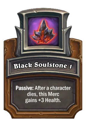 Black Soulstone 1 Card Image