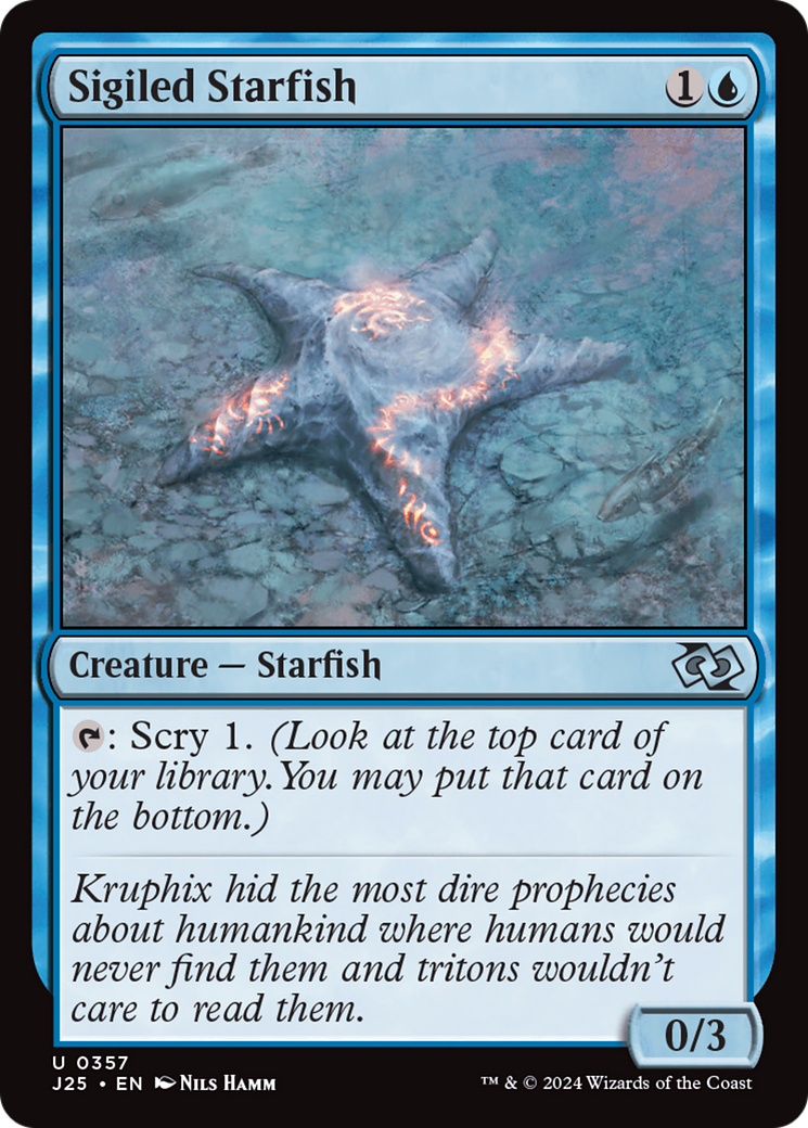 Sigiled Starfish Card Image