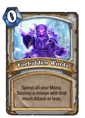 Forbidden Words Card Image