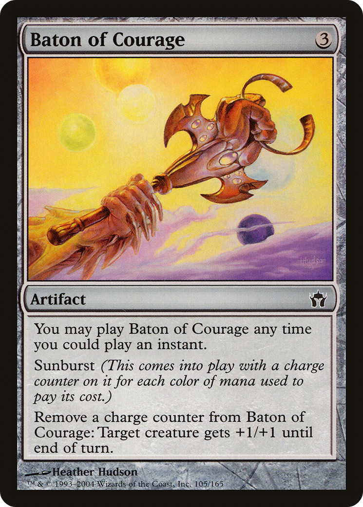 Baton of Courage Card Image