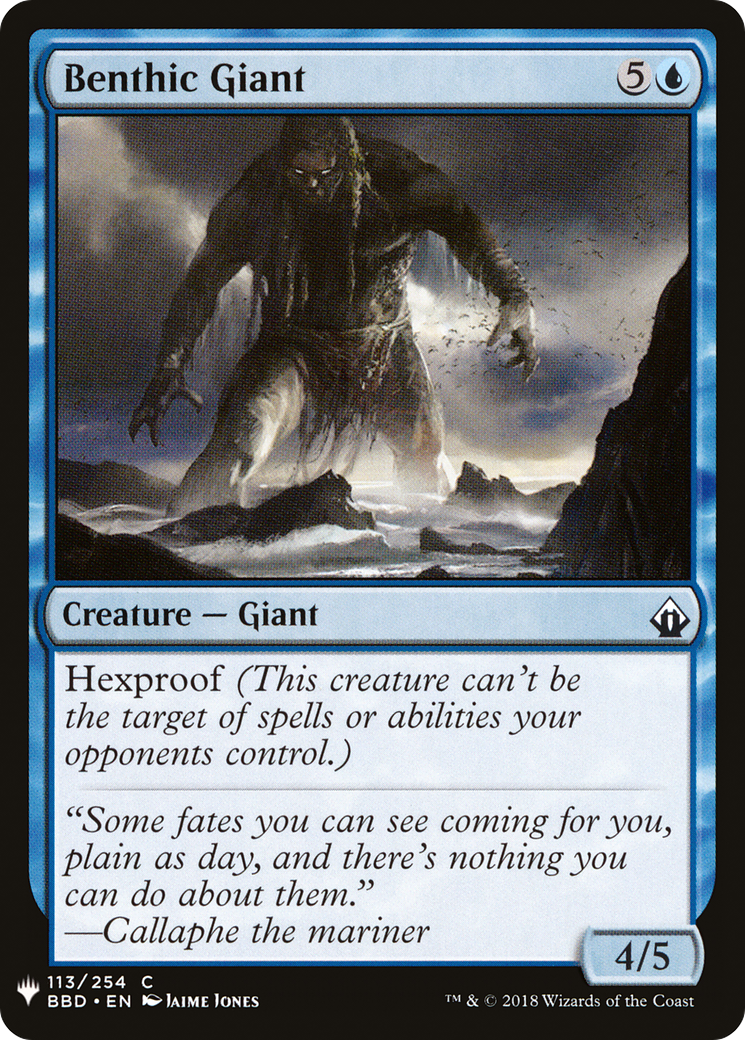 Benthic Giant Card Image