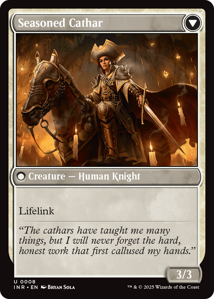 Ambitious Farmhand // Seasoned Cathar Card Image