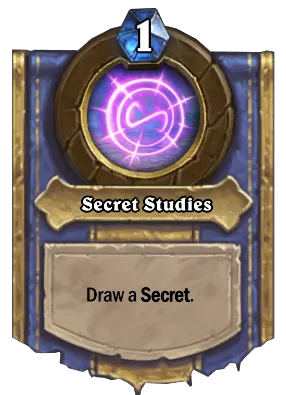 Secret Studies Card Image