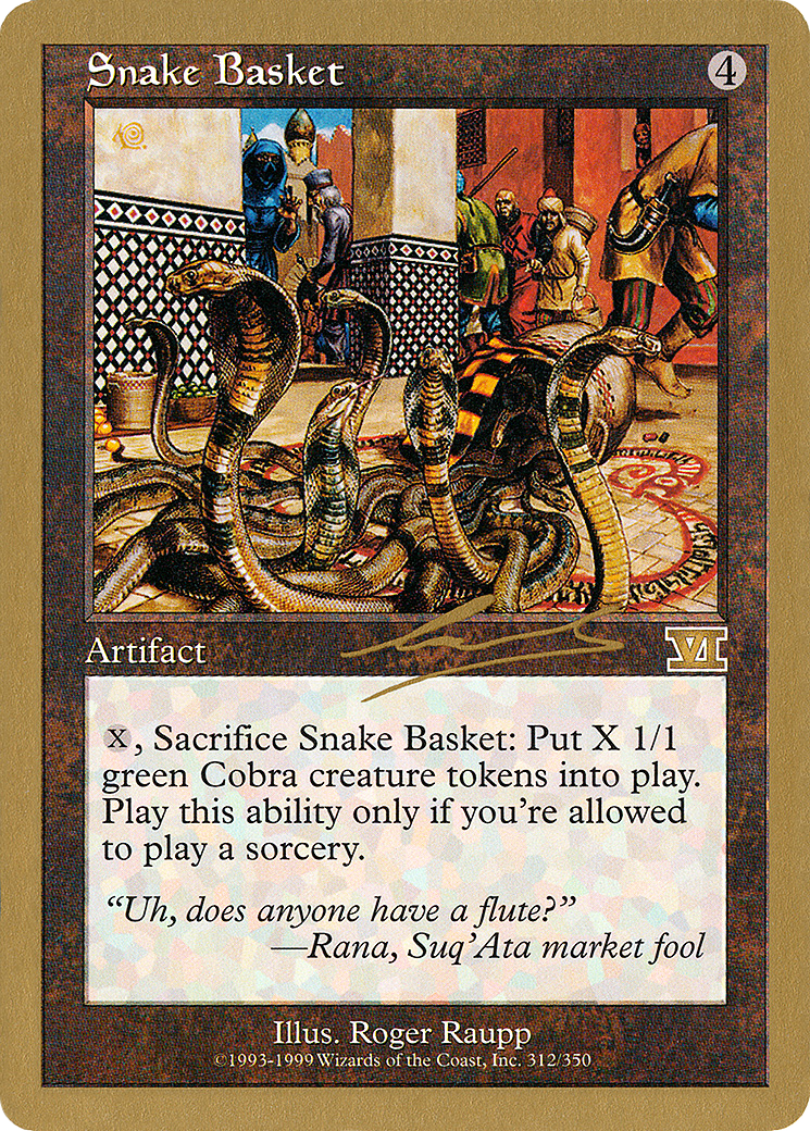 Snake Basket Card Image