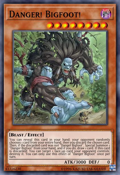 Danger! Bigfoot! Card Image