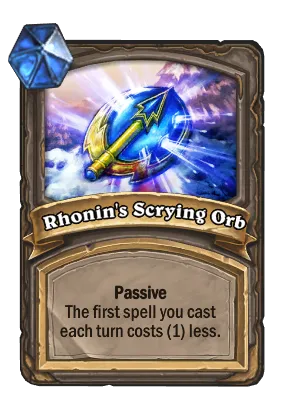 Rhonin's Scrying Orb Card Image