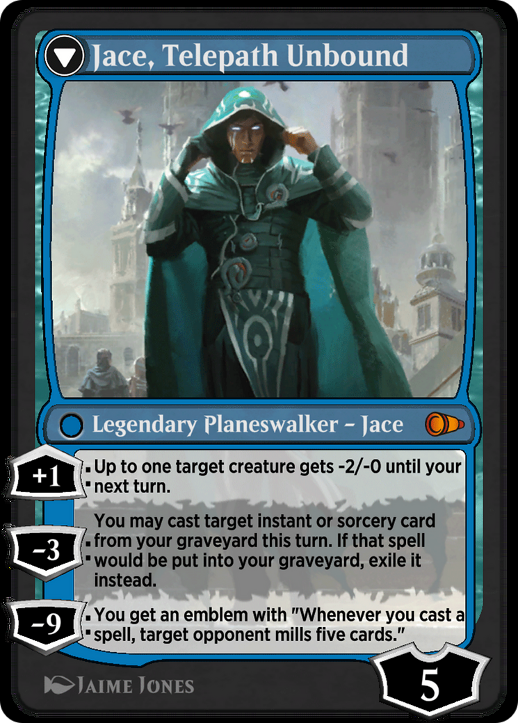 Jace, Vryn's Prodigy // Jace, Telepath Unbound Card Image