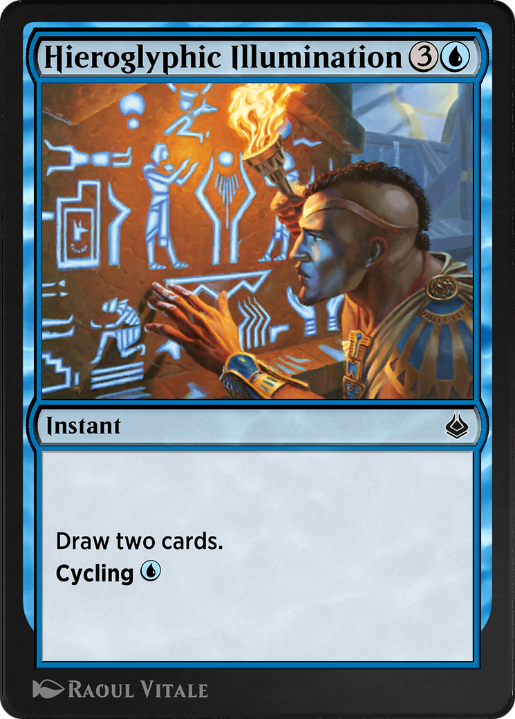 Hieroglyphic Illumination Card Image