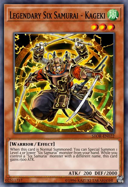 Legendary Six Samurai - Kageki Card Image