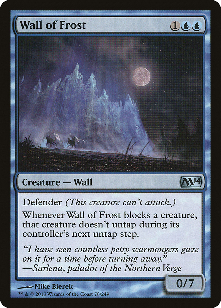 Wall of Frost Card Image