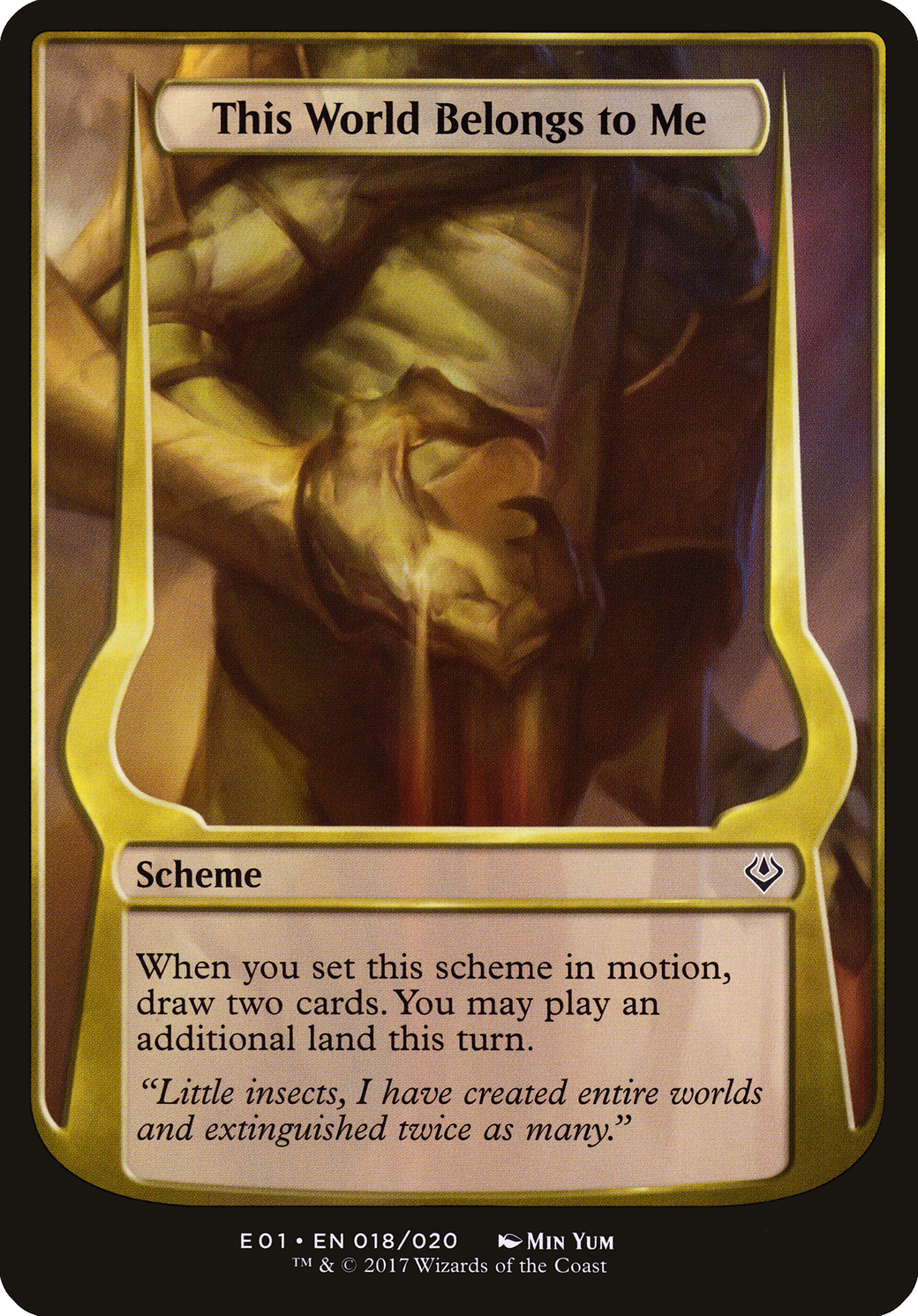 This World Belongs to Me Card Image
