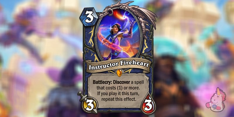 Instructor Fireheart is a New Shaman Legendary Revealed for Hearthstone's Scholomance Academy Expansion