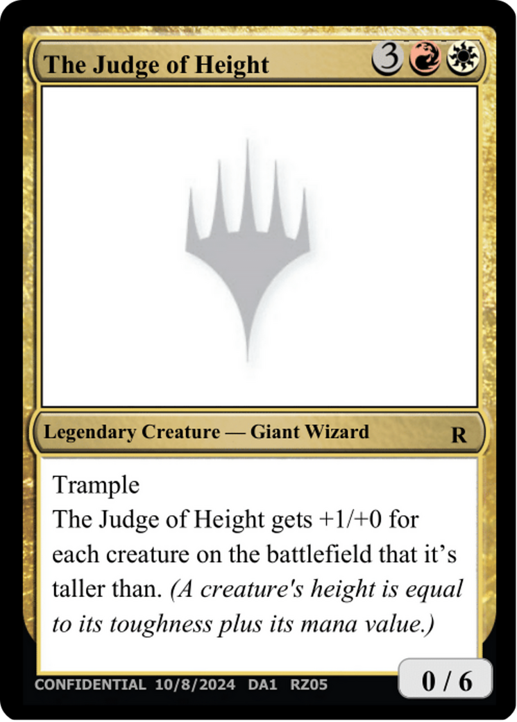 The Judge of Height Card Image