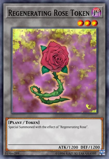 Regenerating Rose Token Card Image