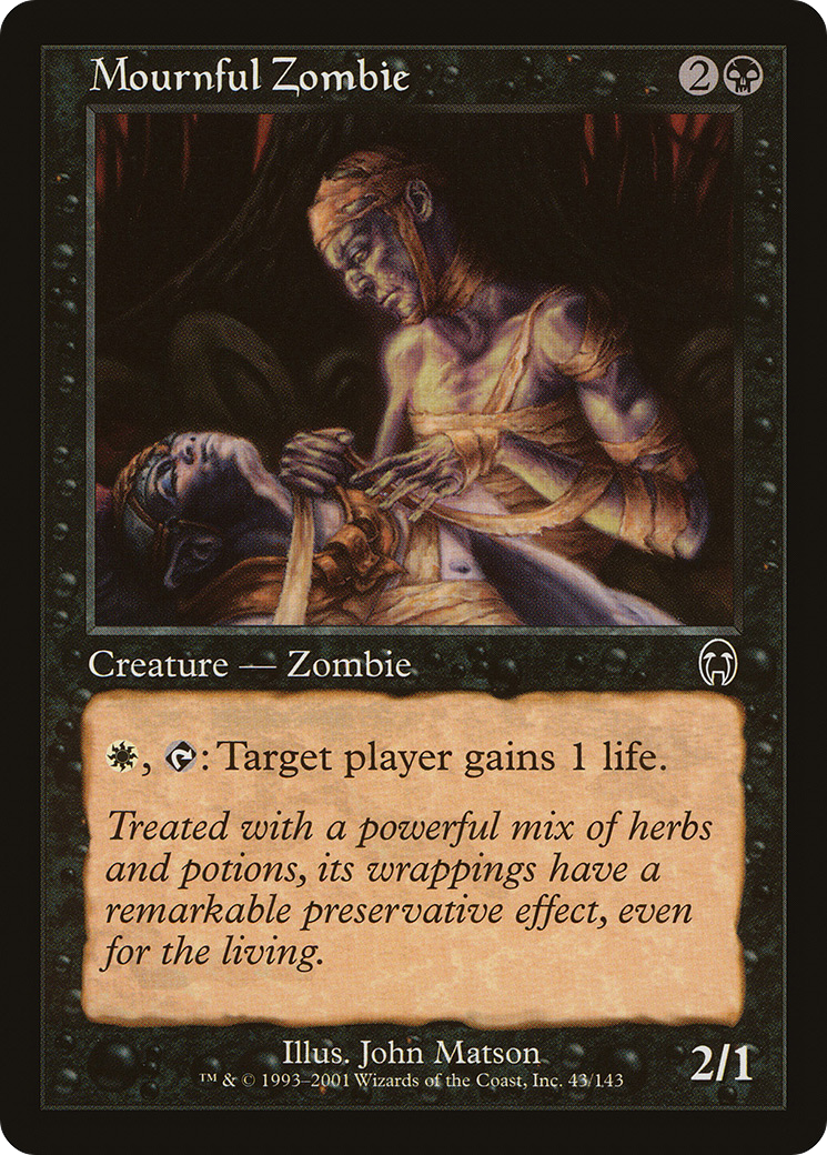 Mournful Zombie Card Image