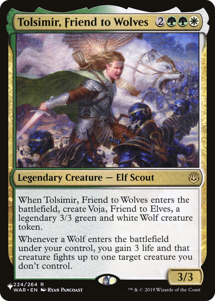 Tolsimir, Friend to Wolves Card Image