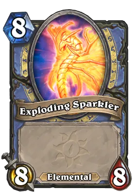 Exploding Sparkler Card Image