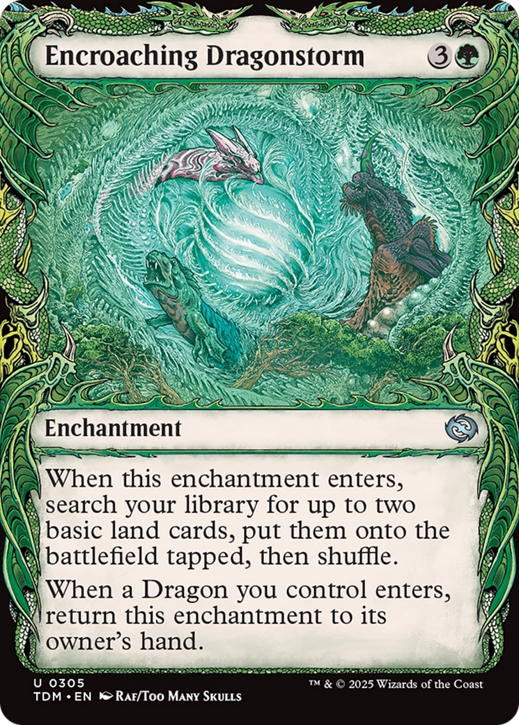 Encroaching Dragonstorm Card Image
