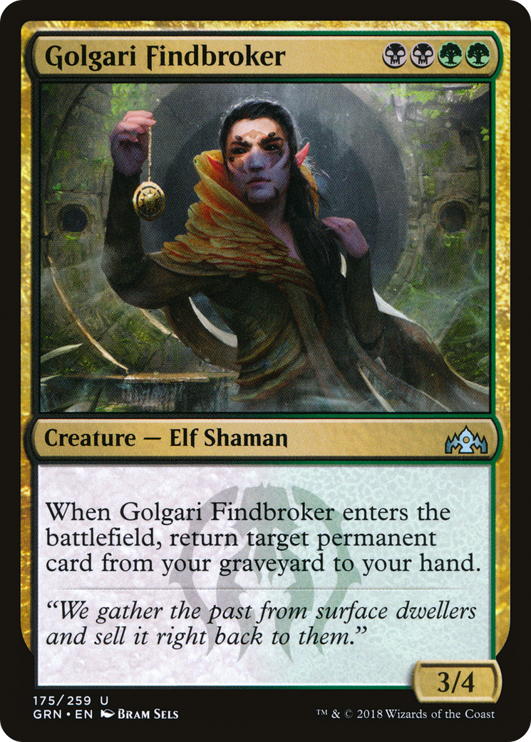 Golgari Findbroker Card Image