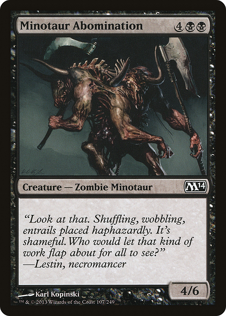 Minotaur Abomination Card Image