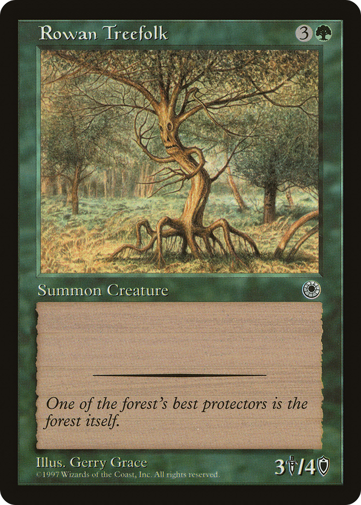 Rowan Treefolk Card Image